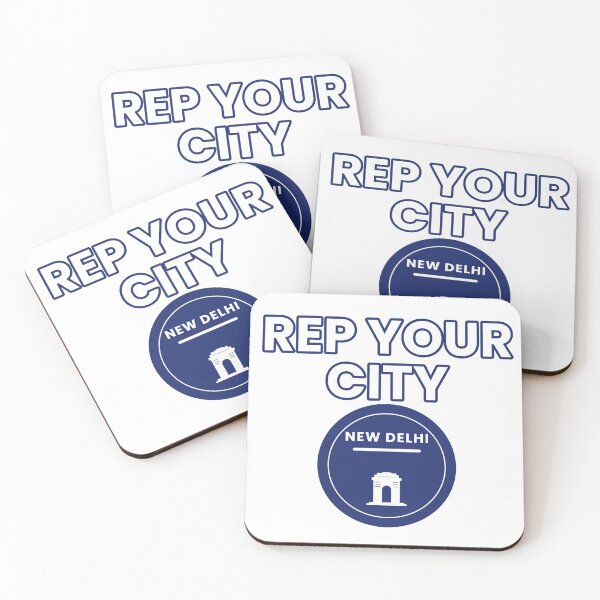 Item preview, Rep Your City New Delhi Badge Design designed and sold by JiderichHub.