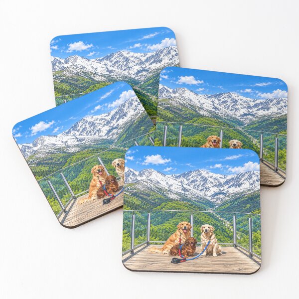 Item preview, Hakuba Mountain Harbor — Three Dogs in the Japanese Alps designed and sold by Plus91BIRD.