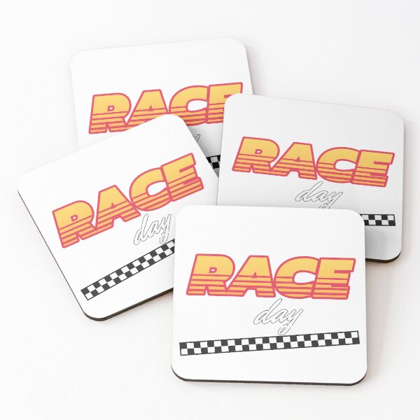 Item preview, Race Day Checkered Retro 80s Lettering designed and sold by YZKDesign.