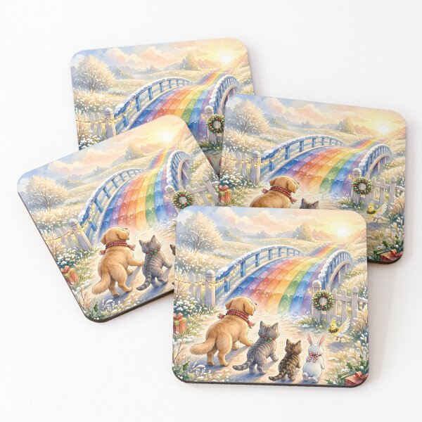 Item preview, Christmas Rainbow Bridge Pets designed and sold by Sybille-Yates.