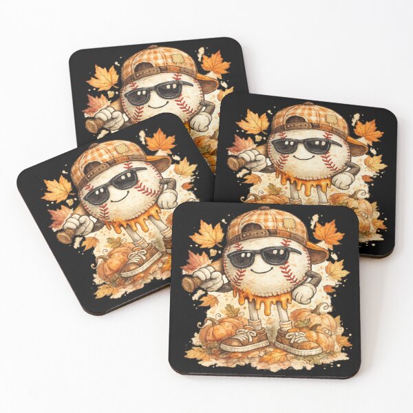 Item preview, Watercolor Baseball Fall Pumpkin,pumpkin fall,baseball gift  designed and sold by Djikou.
