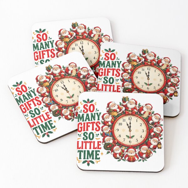Item preview, Santa Christmas Clock designed and sold by M.Store.