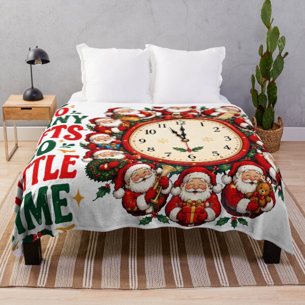 Item preview, Santa Christmas Clock designed and sold by M.Store.