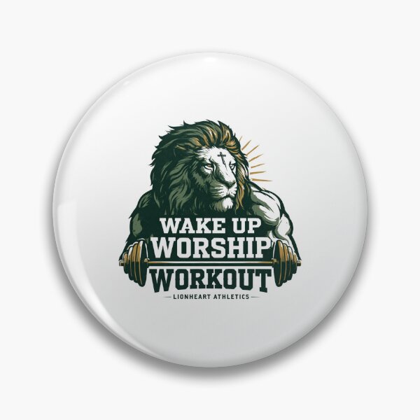 Item preview, Wake Up Worship Workout – Christian Fitness & Bodybuilding designed and sold by DyzioSupply.