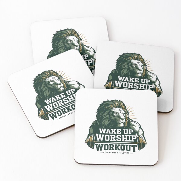 Item preview, Wake Up Worship Workout – Christian Fitness & Bodybuilding designed and sold by DyzioSupply.
