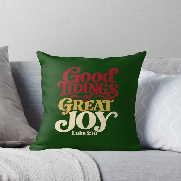 Item preview, Good Tidings of Great Joy - Luke 2:10 KJV Christmas Bible Verse designed and sold by MemoriesOnPics.