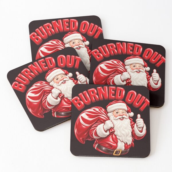 Item preview, Burned Out Santa Christmas Humor designed and sold by -DEEWOLF-.