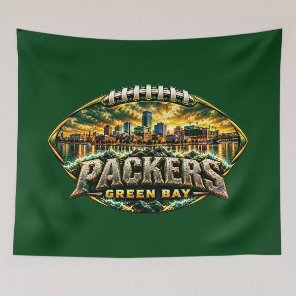 Item preview, Packers Football Map designed and sold by bobthesportsguy.