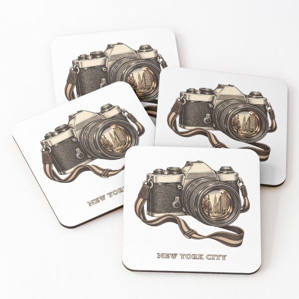 Item preview, New York City Vintage Film Camera Reflection designed and sold by Numerous-Niches.