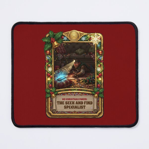 Item preview, Funny Seek and Find Specialist RPG Christmas Card designed and sold by LinaValearte.