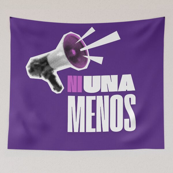 Item preview, Ni Una Menos Feminist Megaphone Halftone designed and sold by Fani*.