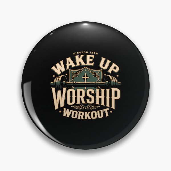 Item preview, Wake Up Worship Workout – Christian Fitness & Bodybuilding designed and sold by DyzioSupply.