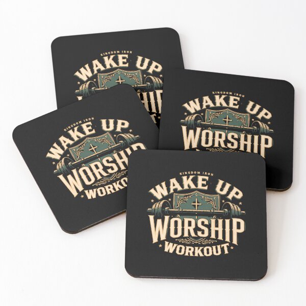 Item preview, Wake Up Worship Workout – Christian Fitness & Bodybuilding designed and sold by DyzioSupply.
