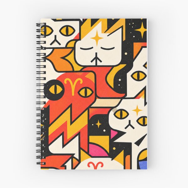 Item preview, Cosmic Cat Zodiac Crew – Colorful Astrology Cat Art designed and sold by P.L.U.T.O.