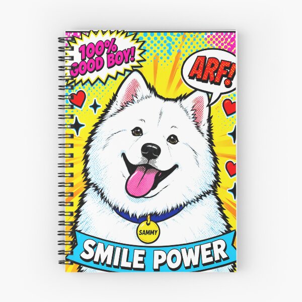 Item preview, 100% Good Boy - Smile Power Samoyed Popart designed and sold by TheresaNicole.