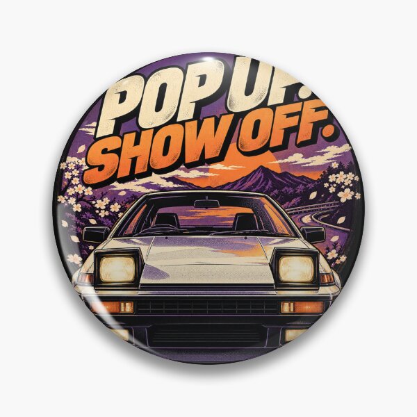 Item preview, Pop Up Headlight Society Retro JDM Sports Car Art designed and sold by THAT-ONE-TEE.