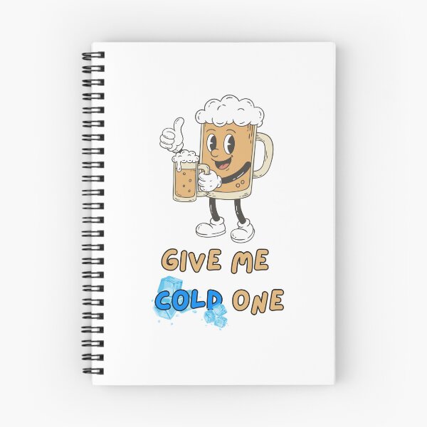 Item preview, Give Me a Cold One - Funny Beer Mug Design designed and sold by CraftyUniverse.