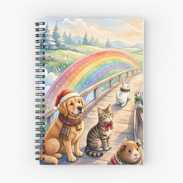 Item preview, Christmas Rainbow Bridge Pets designed and sold by Sybille-Yates.