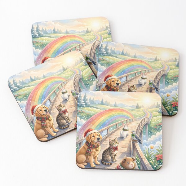 Item preview, Christmas Rainbow Bridge Pets designed and sold by Sybille-Yates.