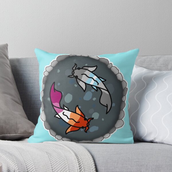 Item preview, Demi Boy and Lesbian Pride Koi Pond  designed and sold by CastleOfDragons.