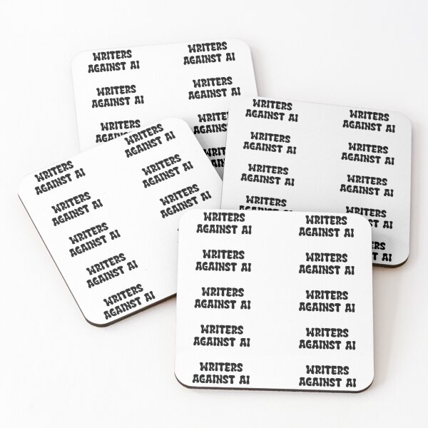 Item preview, Writers Against AI (Artificial Intelligence) StickerPack/Sheet designed and sold by SlimyFish.