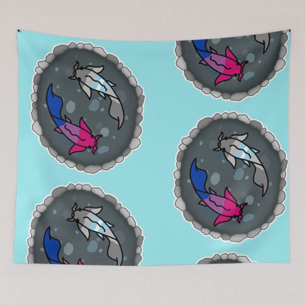 Item preview, Demi Boy and Bi Pride Koi Pond  designed and sold by CastleOfDragons.
