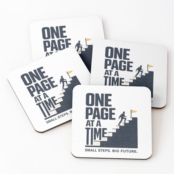 Item preview, One Page at a Time Design – Reading & Study Motivation designed and sold by JustDoIt27.