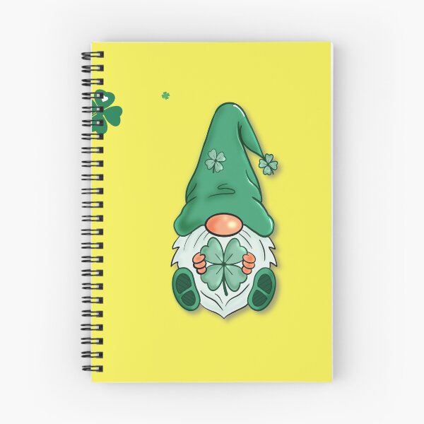 Item preview, cute leprechaun holding a four leaf clover designed and sold by artblonska.
