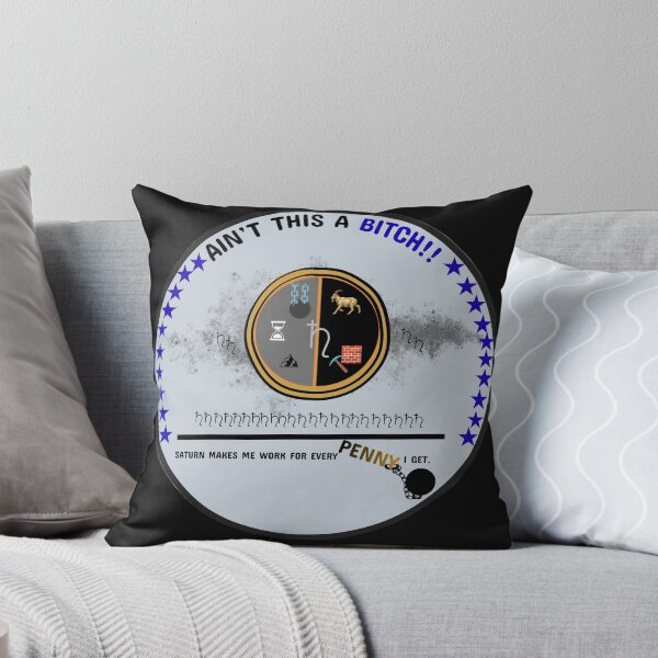 Item preview, Ain't This A Bitch Saturn Capricorn Talisman Emblem Coin designed and sold by 5thhouseNMVVS48.