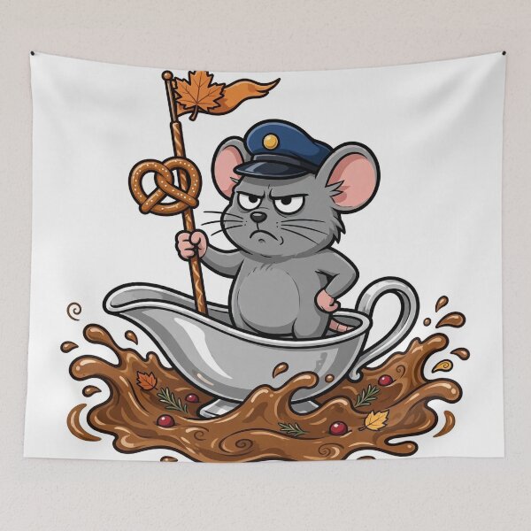 Item preview, Gravy Boat Captain: Grumpy Mouse Sails the Gravy designed and sold by Odd-jack.