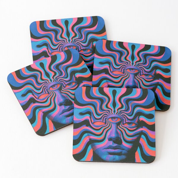 Item preview, Psychedelic Third Eye Trippy Art Sticker designed and sold by Frenky Stickers.