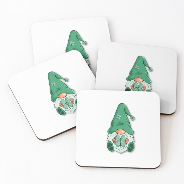 Item preview, adorable Irish leprechaun with a green shamrock designed and sold by artblonska.