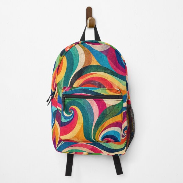 Item preview, Retro Rainbow Psychedelic Swirl Pattern designed and sold by BROHLine Studio.