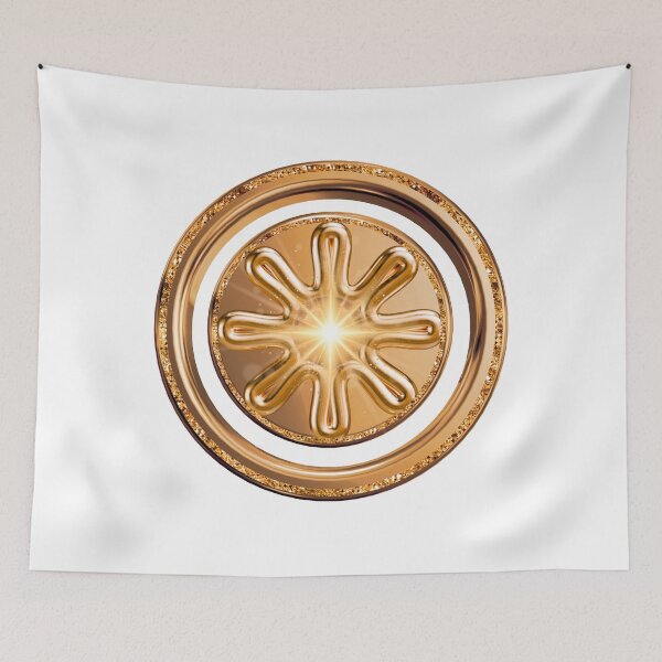Item preview, Classic Gold Sunburst Luxury 3D Geometric Art designed and sold by MinimalAurashop.