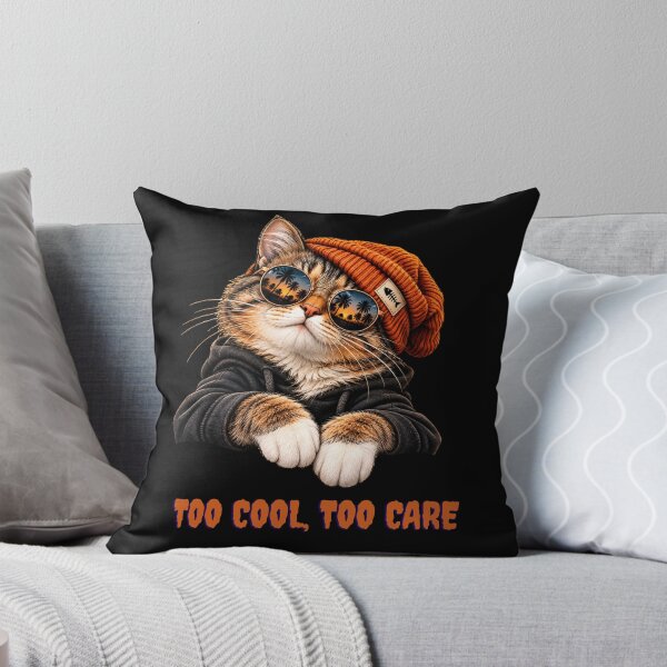 Item preview, Cool Cat Streetwear – Funny Cat with Sunglasses and Beanie designed and sold by Terannart.