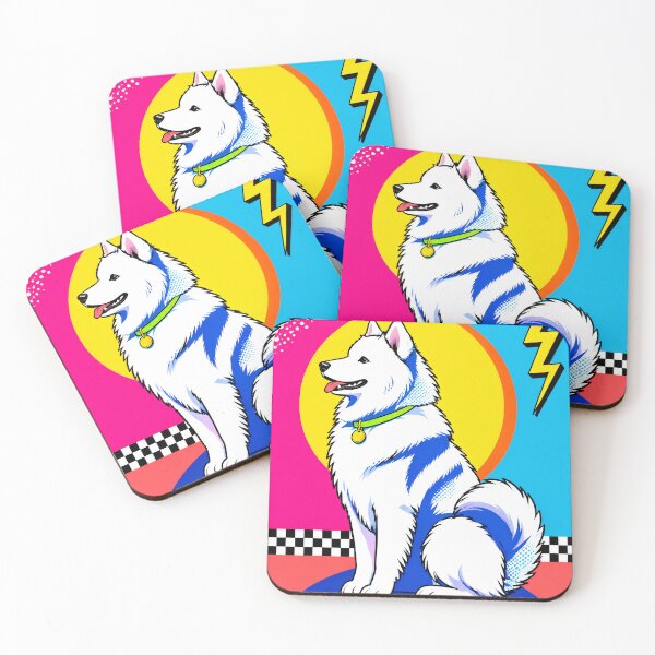 Item preview, Super Samoyed – Fluffy Dog Superhero Pop Art designed and sold by TheresaNicole.