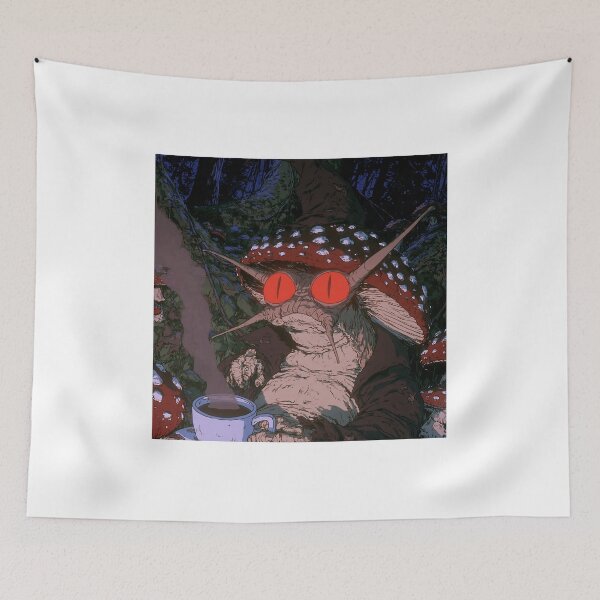 Item preview, Creepy Mushroom Goblin Dark Fantasy Sticker designed and sold by Frenky Stickers.