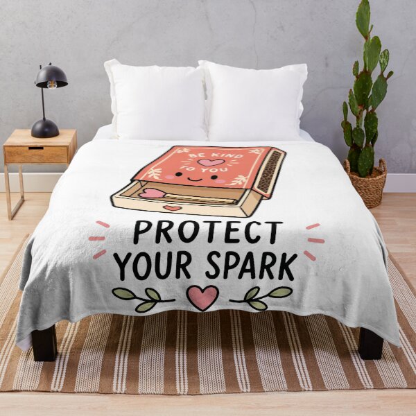 Item preview, Protect Your Spark – Cute Kawaii Self Care designed and sold by CleanDecor.