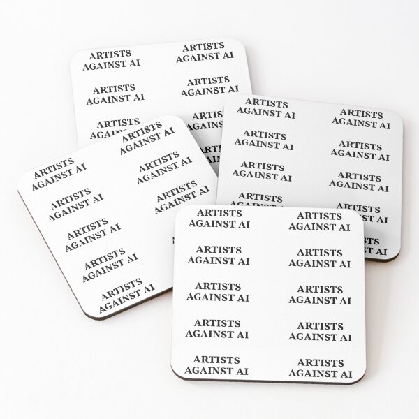 Item preview, Artists Against AI Sticker Pack/Sheet designed and sold by SlimyFish.