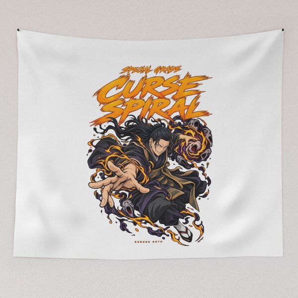 Item preview, Special Grade Curse Spiral Anime Graphic Tee designed and sold by sidki-SDK.