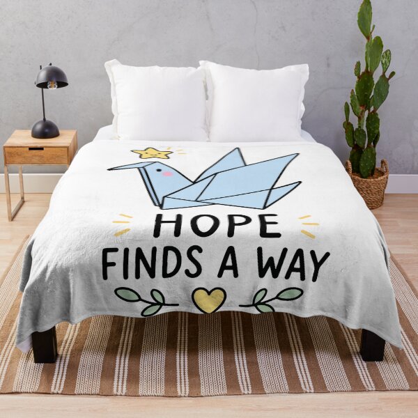Item preview, Hope Finds a Way – Cute Kawaii Mental Health designed and sold by CleanDecor.