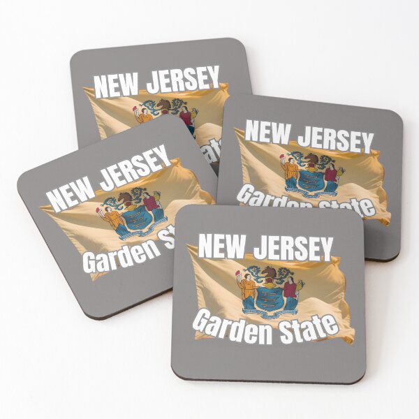 Item preview, New Jersey Garden State Flag USA Travel Gift designed and sold by RVJdesigns.