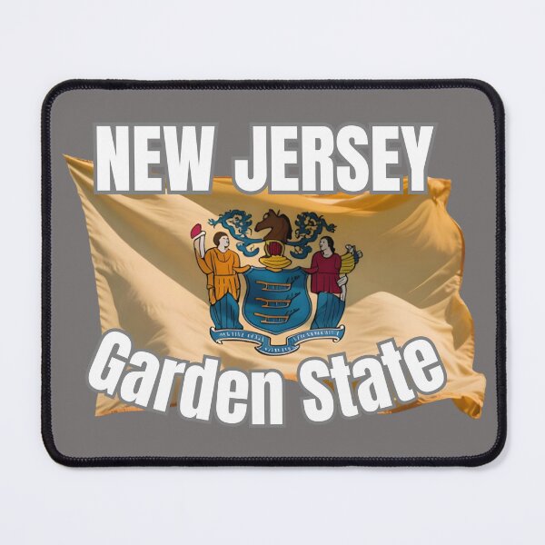 Item preview, New Jersey Garden State Flag USA Travel Gift designed and sold by RVJdesigns.