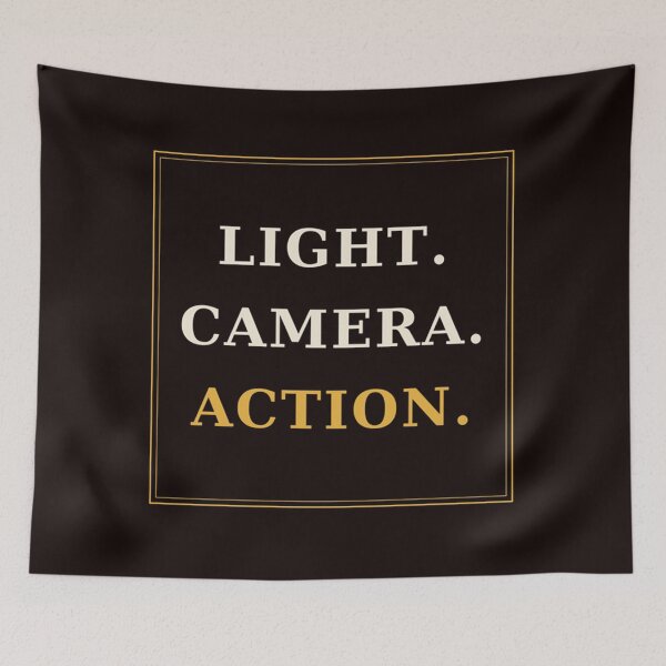 Item preview, Lights. Camera. Action. designed and sold by vystekimages.