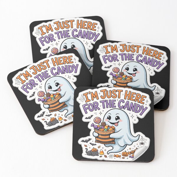 Item preview, I'm Just Here For The Candy designed and sold by ShimekShop.