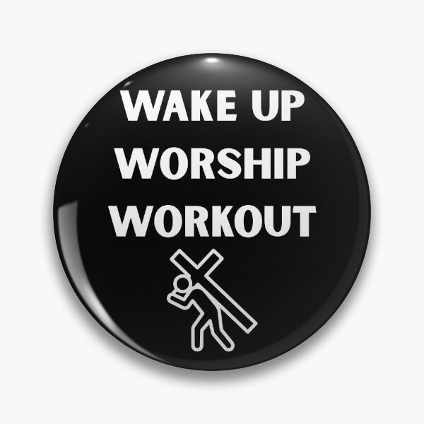 Item preview, Wake Up Worship Workout Christian Gym  designed and sold by AleksandraJac05.