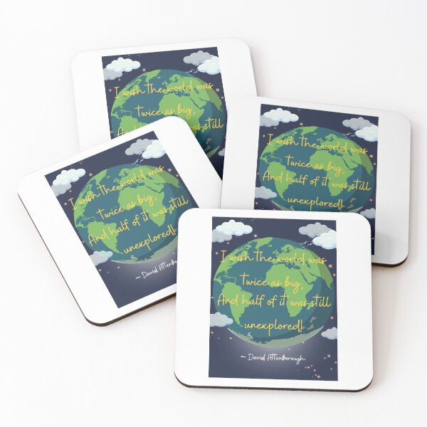 Item preview, David Attenborough quote - explore designed and sold by MrsLanOk.