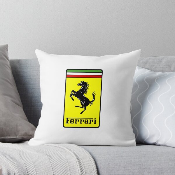 Item preview, Ferrari Prancing Horse Logo Shield with Italian Flag Stripes designed and sold by naraw121.