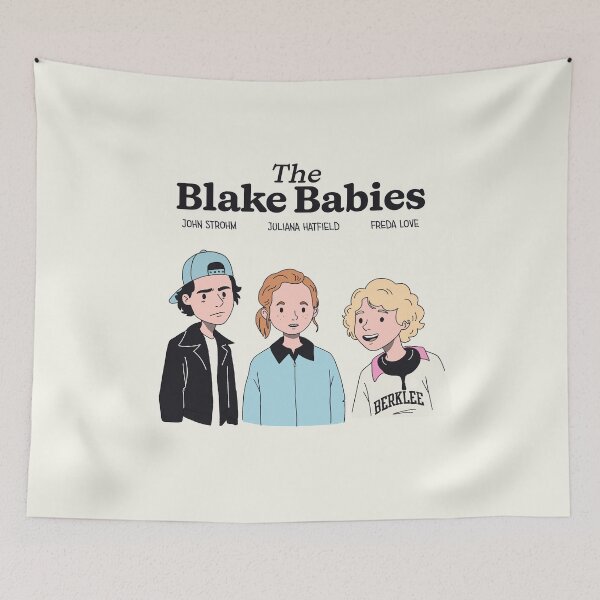 Item preview, The Blake Babies – 90s Indie Rock Band Illustrated Portrait designed and sold by Miaou Studio.