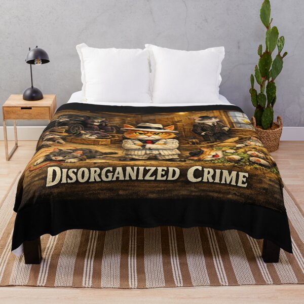 Item preview, Disorganized Crime - Cats designed and sold by Bruh-tala-tee.